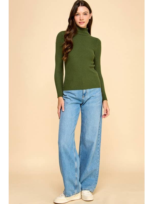 MIO WHOLESALE - Wholesale Knitted jumper – Women′s - CTN03 CLASSIC TURTLE NECK LONG SLEEVE KNIT SWEATER6