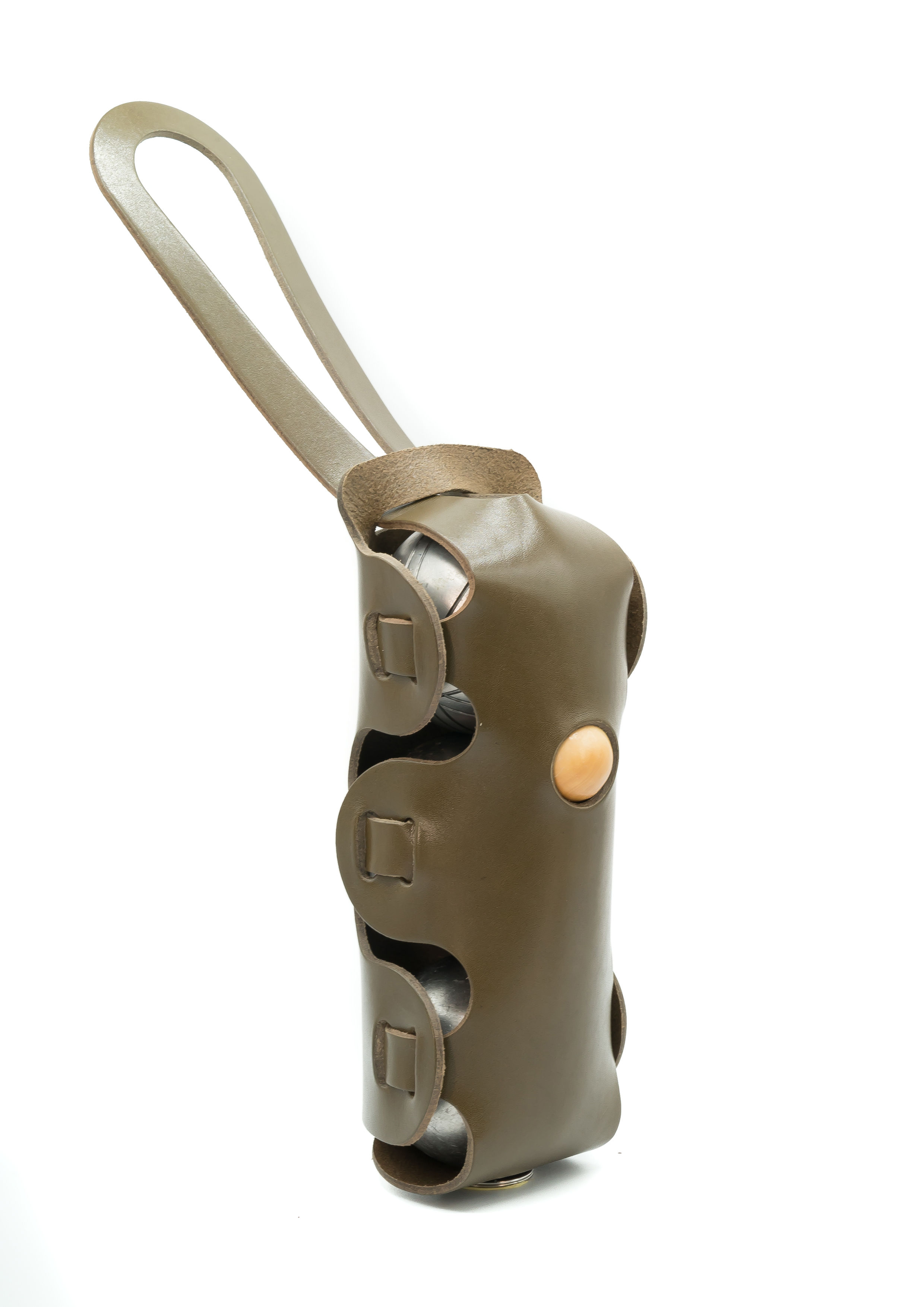 La Bouclée - Wholesale Sporting Accessories - La Triplette - Petanque ball holder - 100% leather12