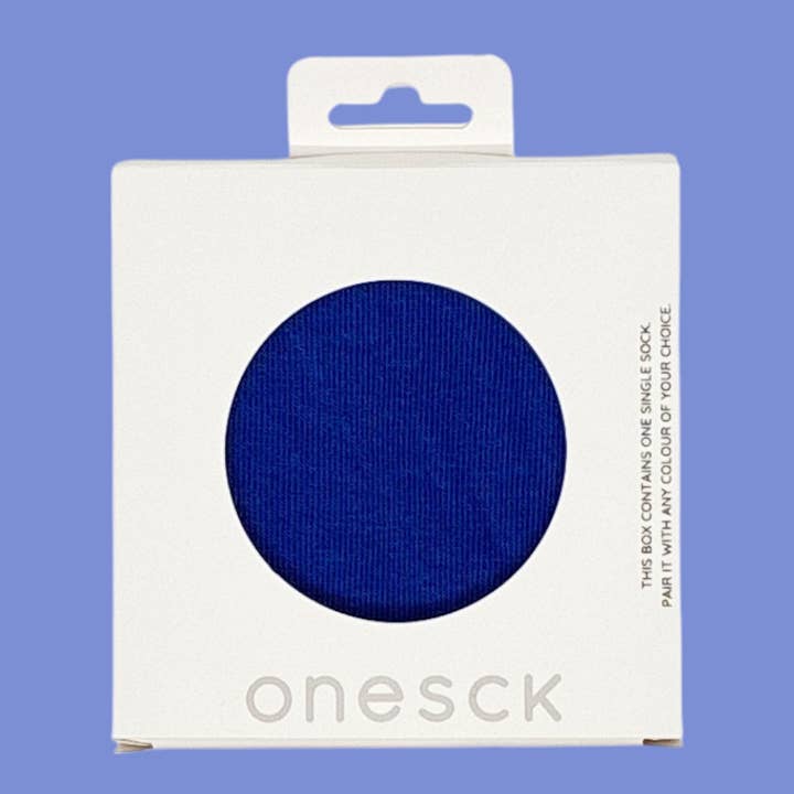 Enkele Effen Sok | Koninklijk Blauwe Sok | Cadeau-idee in Teamkleuren voor wholesale door ONESCK