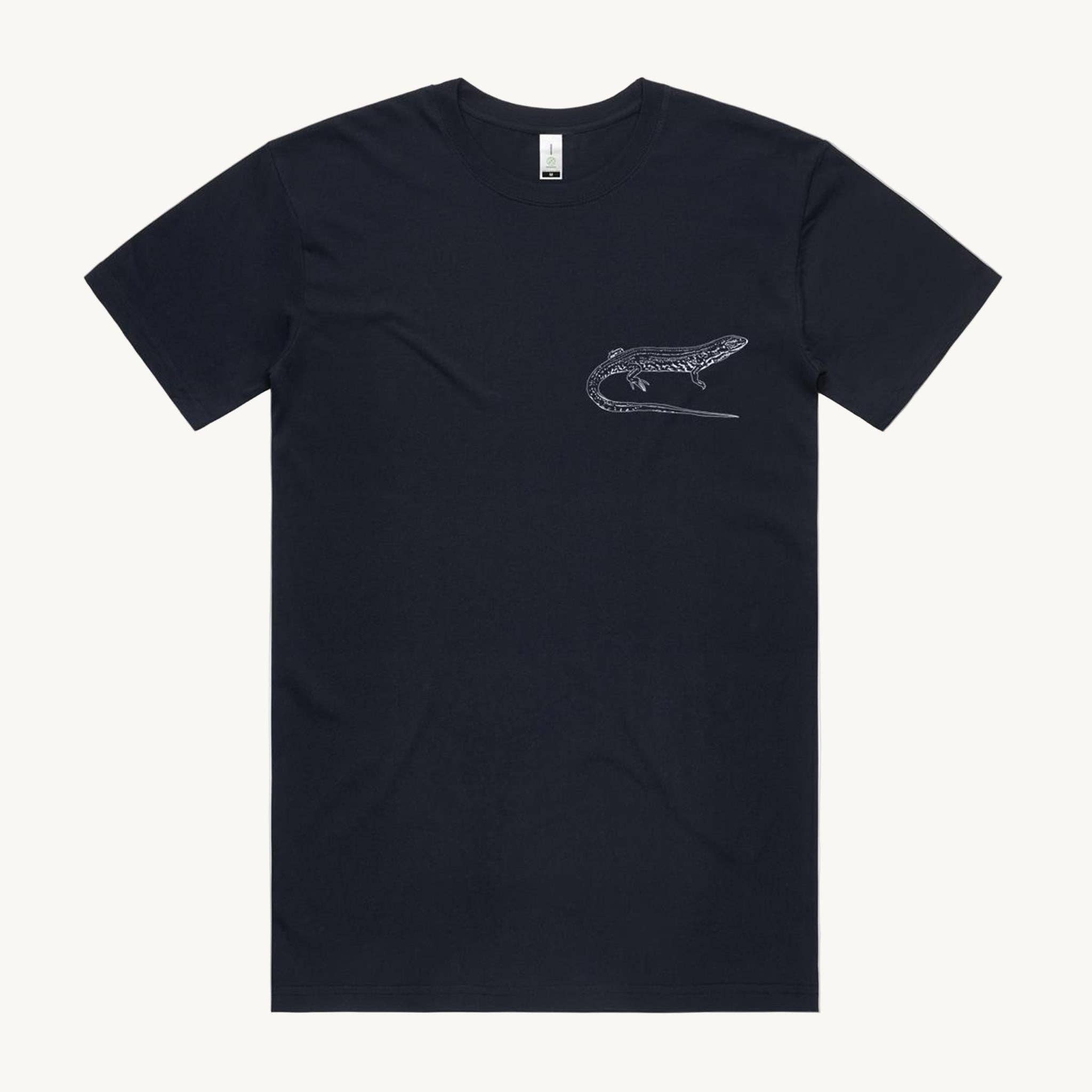 High Tees - Wholesale Screen Printed T-Shirt - Unisex - Blue Mountains Water Skink T shirt2