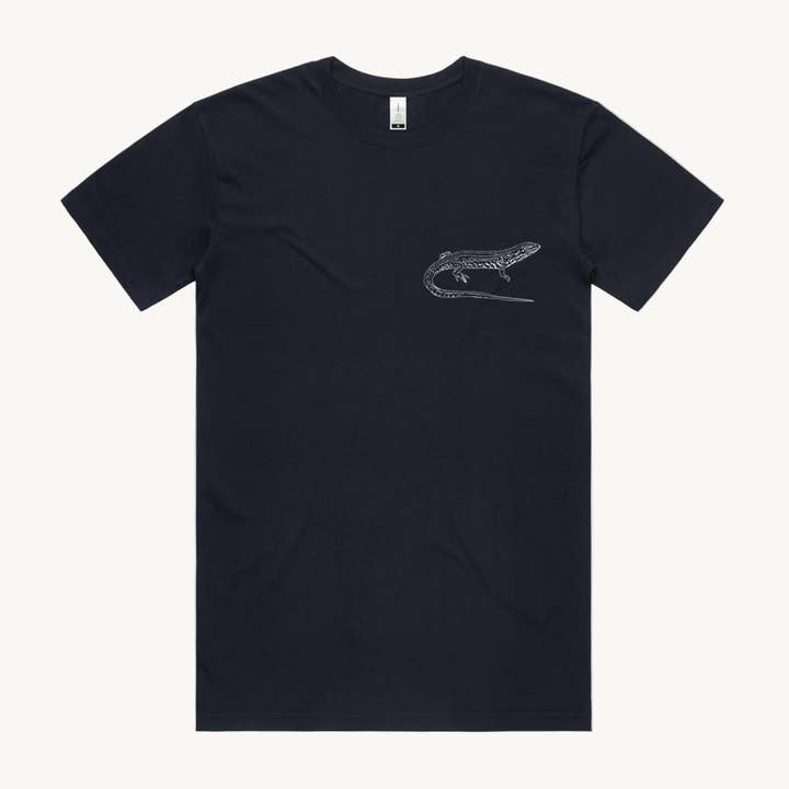 High Tees - Wholesale Screen Printed T-Shirt - Unisex - Blue Mountains Water Skink T shirt2