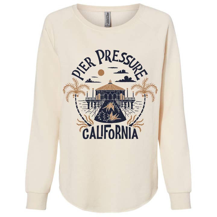Pier Pressure Crewneck Sweatshirt for wholesale by State Bliss