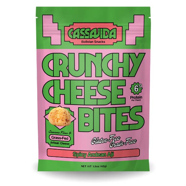 Cassavida Cheese Bites – Spicy Andean Ají Gluten-Free Snack for wholesale by Cassavida