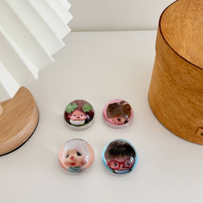 MOND HAUS - Wholesale Phone Grip - Maite Phone Grip, Adorable Monchichi Character Resin Charm