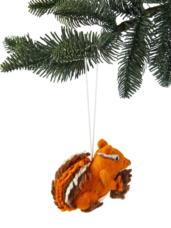 Chipmunk Ornament for wholesale by Silk Road Bazaar