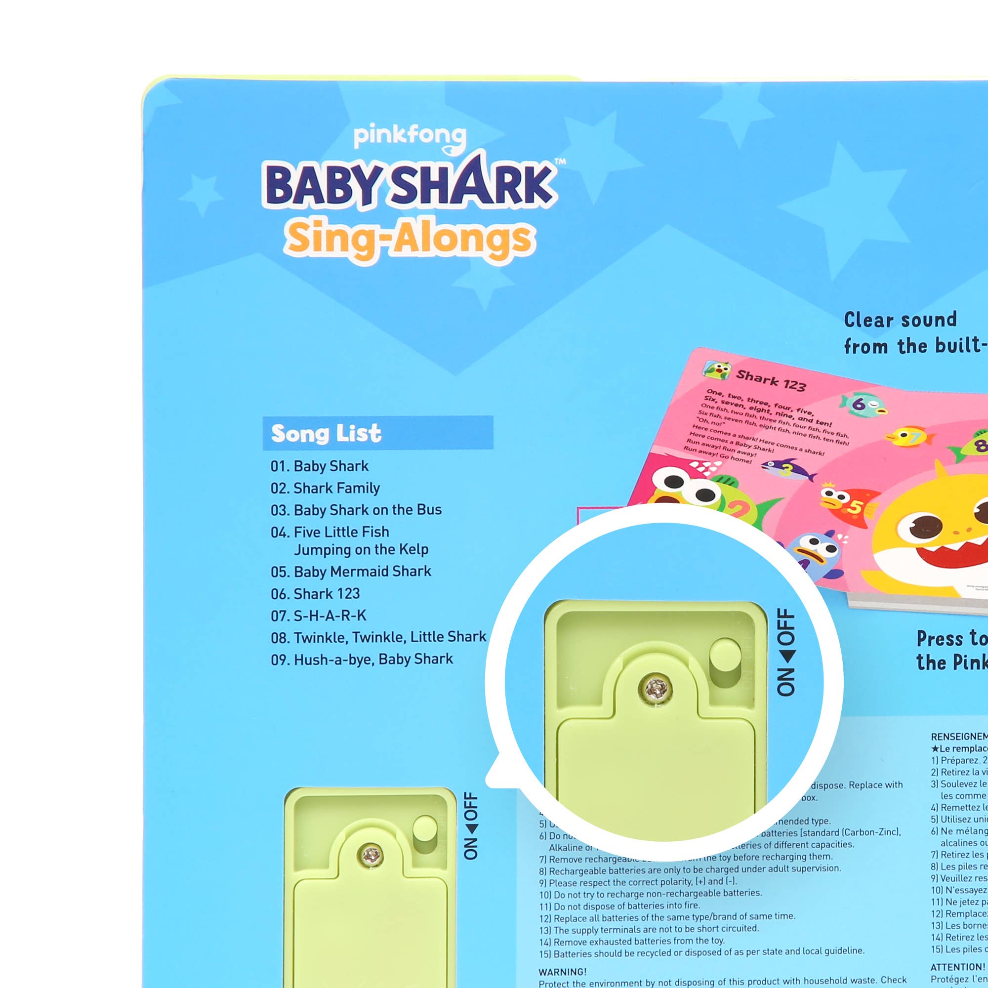Pinkfong USA - Wholesale Baby & Toddler Book (0-2) - Pinkfong Baby Shark Sing-Alongs Sound Book5