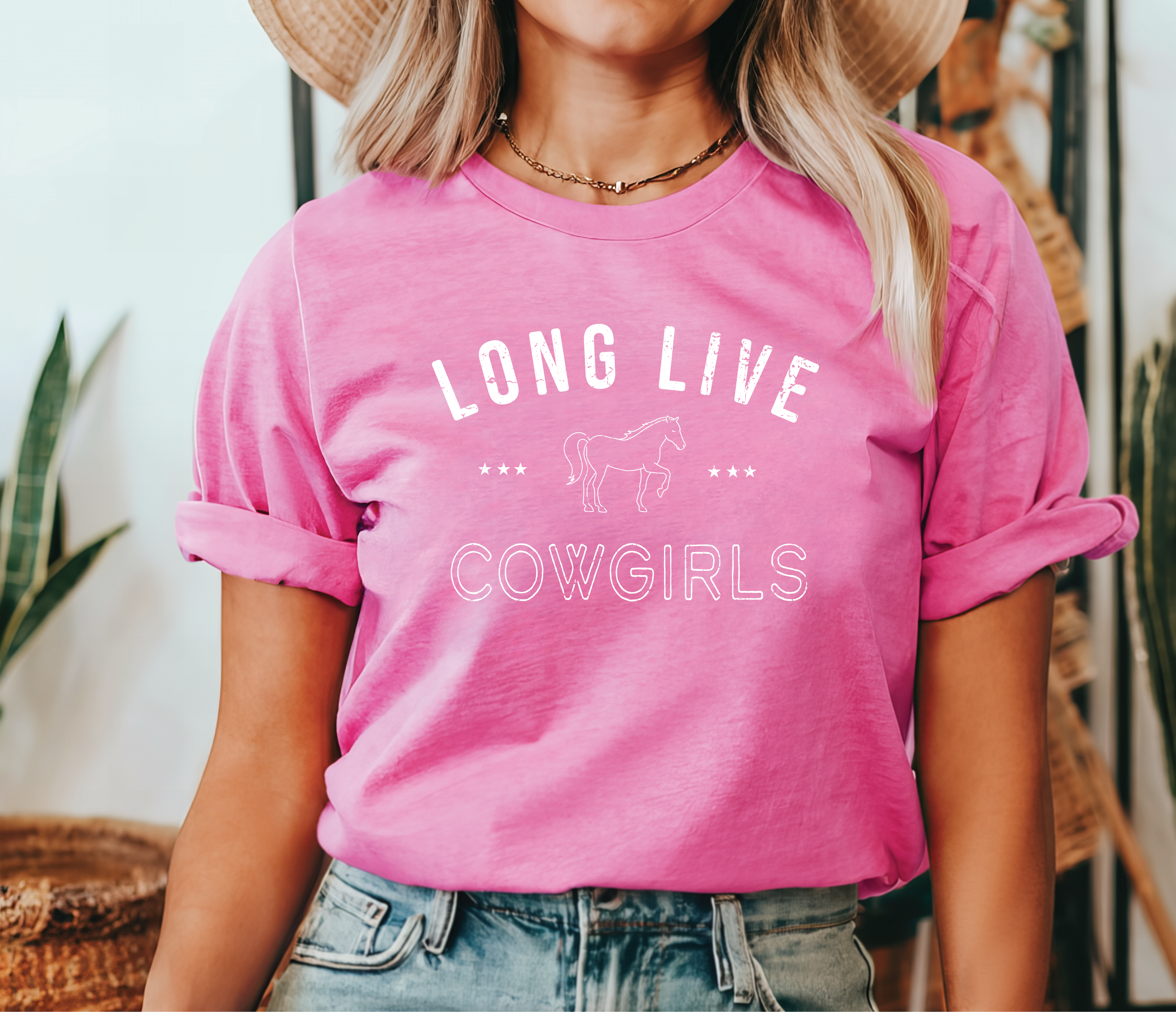 Blonde Ambition Apparel & Designs - Wholesale Screen Printed T-Shirt - Women's - Long Live Cowgirls Tee9