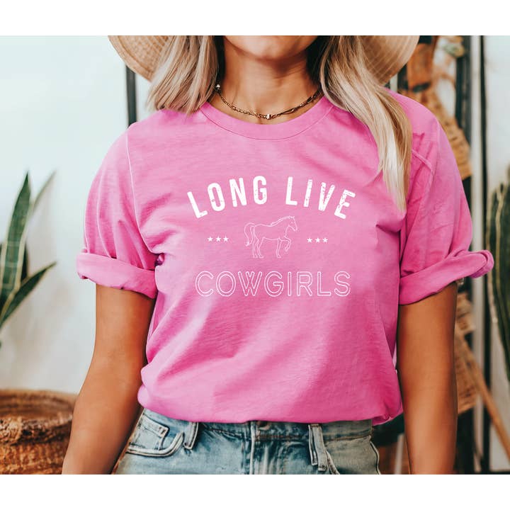 Blonde Ambition Apparel & Designs - Wholesale Screen Printed T-Shirt - Women's - Long Live Cowgirls Tee9