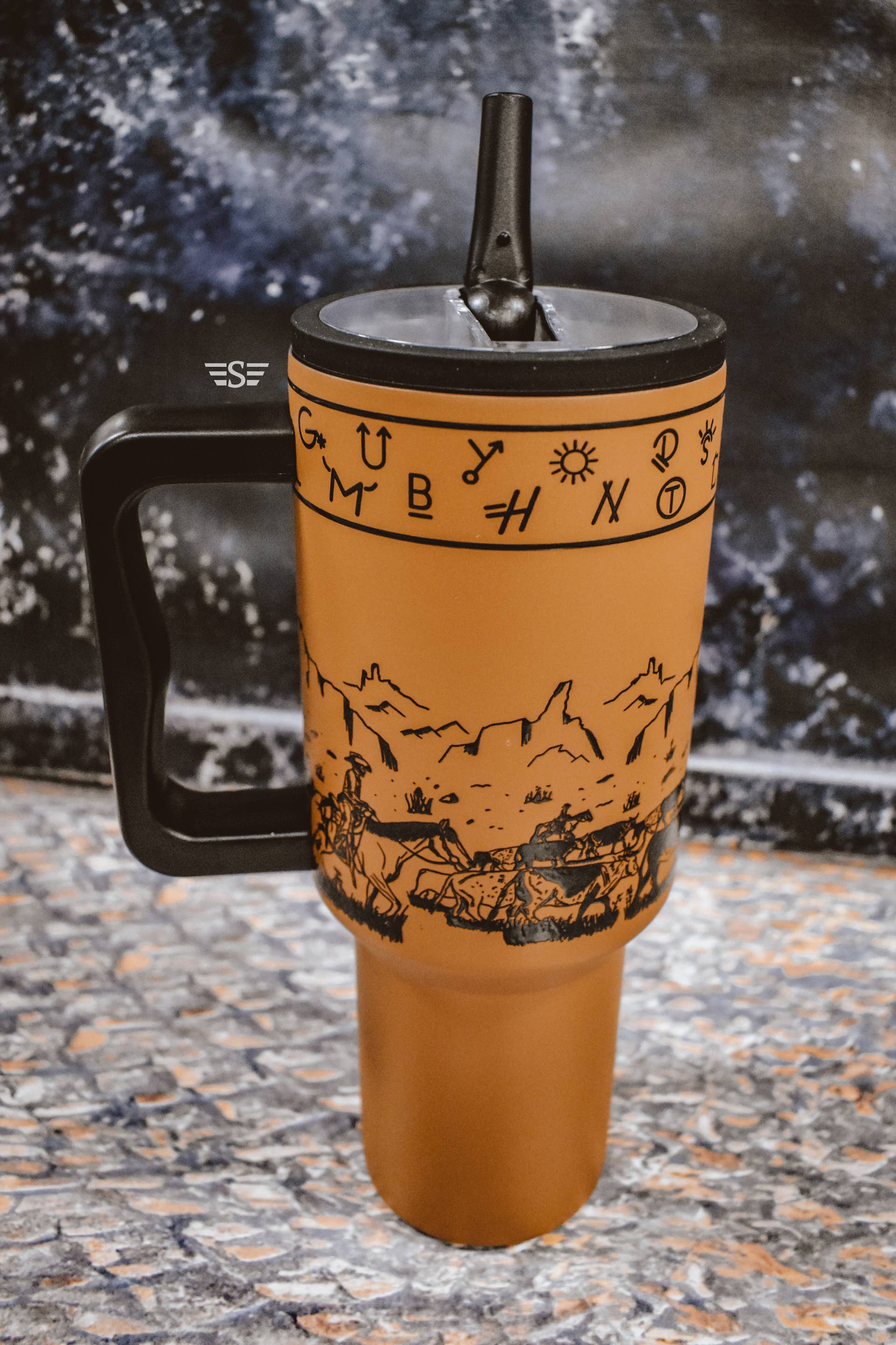 Flying S Company - Wholesale Insulated Mug/Tumbler - Cattle Drive 40oz Tumbler2