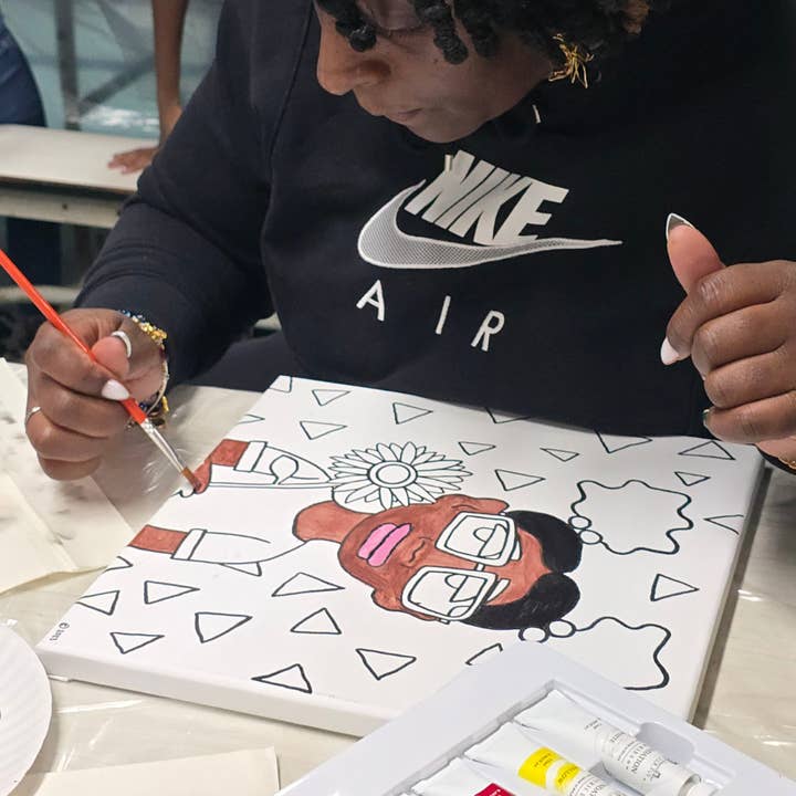 Stapledon Arts - Wholesale DIY Craft Kit - 11 Piece Paint Kit: Kè Kontan - Blooming Girl4