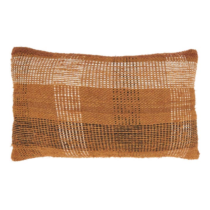 Rustic Charm Plaid Throw Pillow for wholesale by Saro Lifestyle