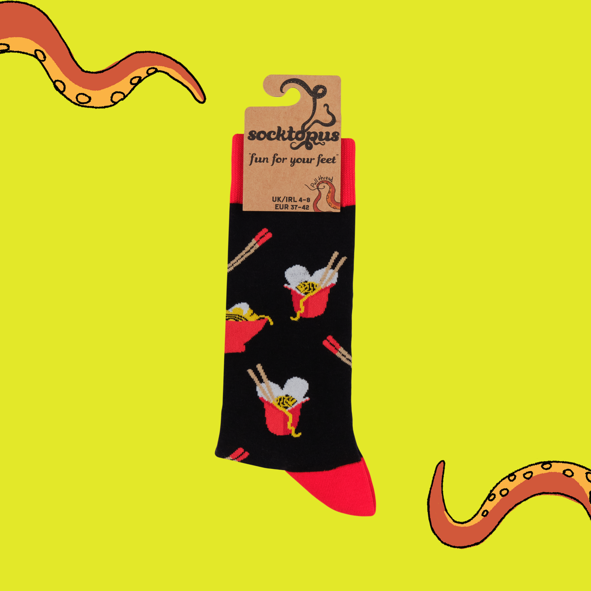 BLACK Noodles Socks - Send Noods for wholesale on Faire3