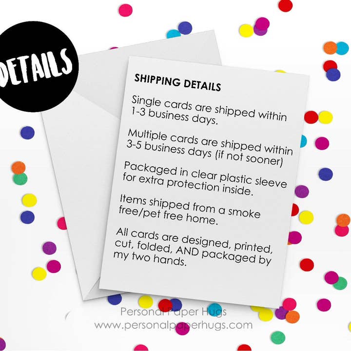 Personal Paper Hugs - Wholesale Thinking of You Card - Funny Greeting Card for Mom Tribe Friend or New Mom, Encouragement Card, Thinking of You Card3