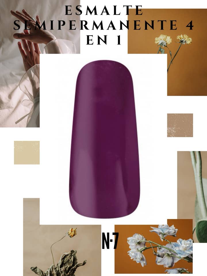 4-in-1 semi-permanent nail polish for wholesale by HEIDY CLADDY