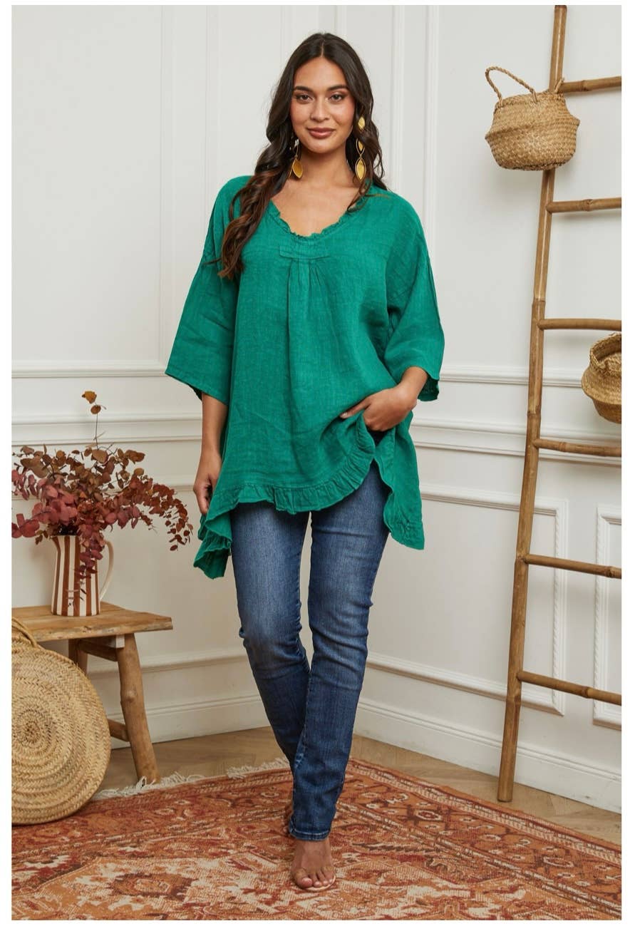 LÉA & LUC - Wholesale Tunic - Women's - 100% Linen Tunic REF.1076857