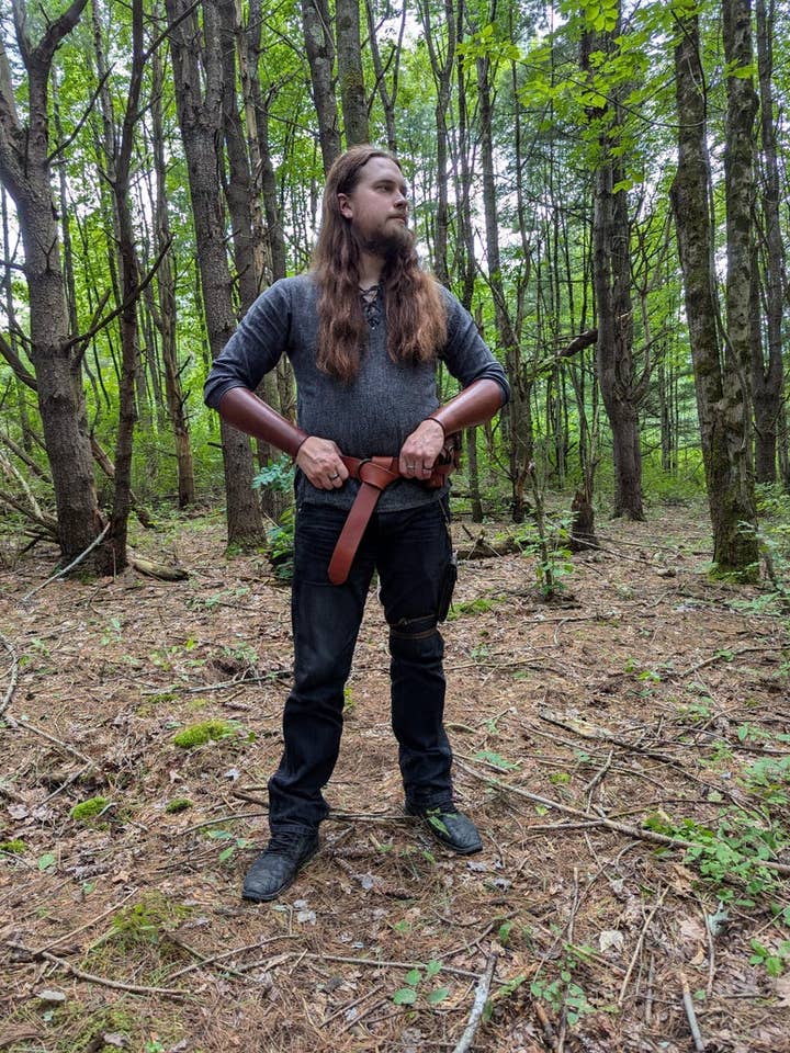 2" Wide Leather Ring Belt (Customize with Multiple Leather and Metal Color Options) for wholesale by Frost & Ember Creations, LLC