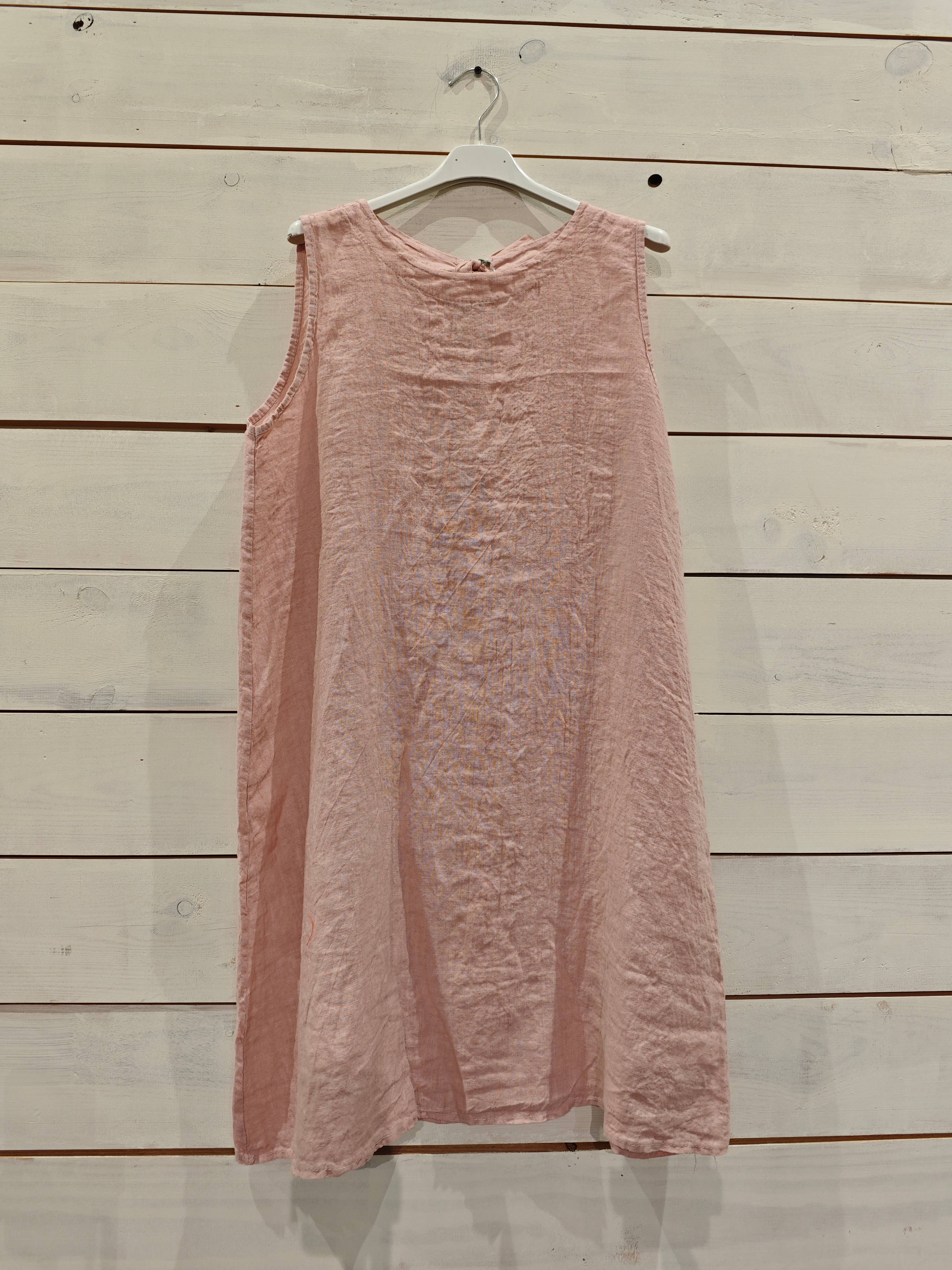 Linos y Textiles - Venta al por mayor Vestido - Mujer - REF 17280 VESTIDO CORTO LINO 100%8