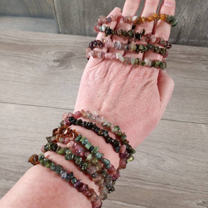 Keystone Crystals - Wholesale Beaded Bracelet - Gemstone Chip Bracelets – Premium Stones Crystal Jewelry