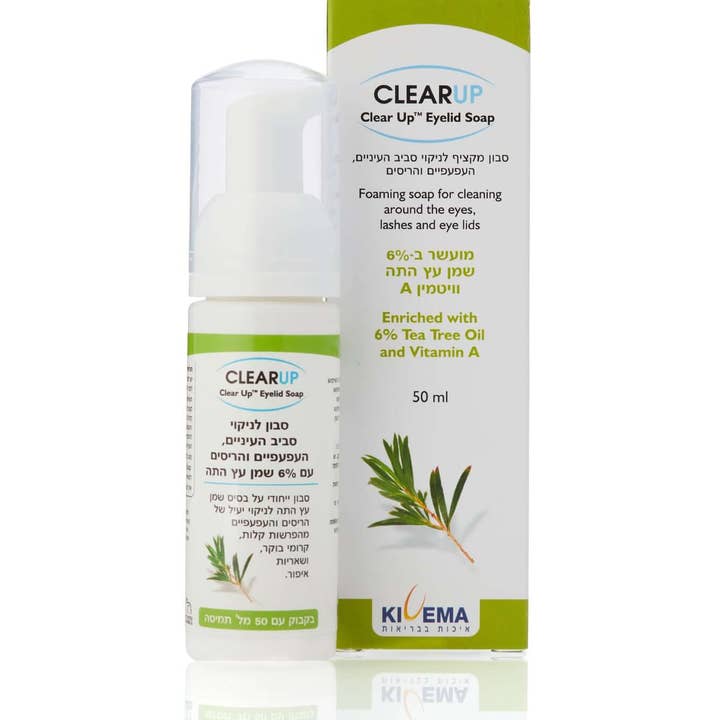 Kivema ClearUp Pro ögonlock rengöringsskum med 6% Tea Tree Oi för wholesale av KIVEMA LLC