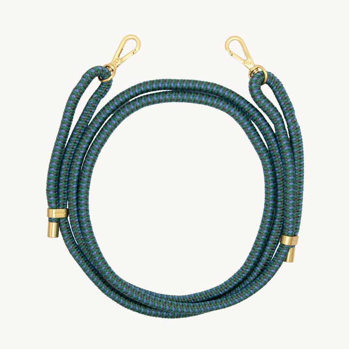 CORDON TESSA MULTICOLORE - ÉMERAUDE-GRIS for wholesale by Louvini Paris