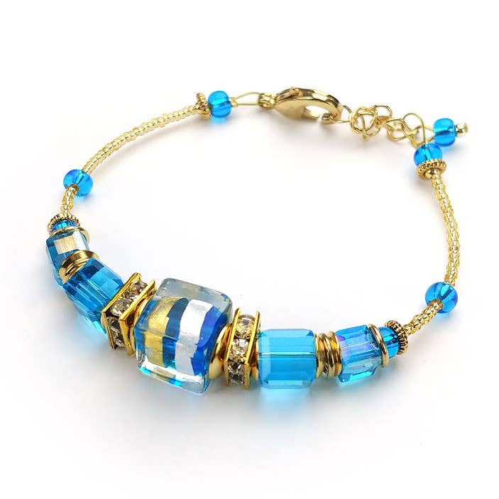 Alice Sturzinger LLC - Vendita all'ingrosso Parure di gioielli - Collezione di Gioielli in Vetro di Murano Cristallo - Colori Assortiti15