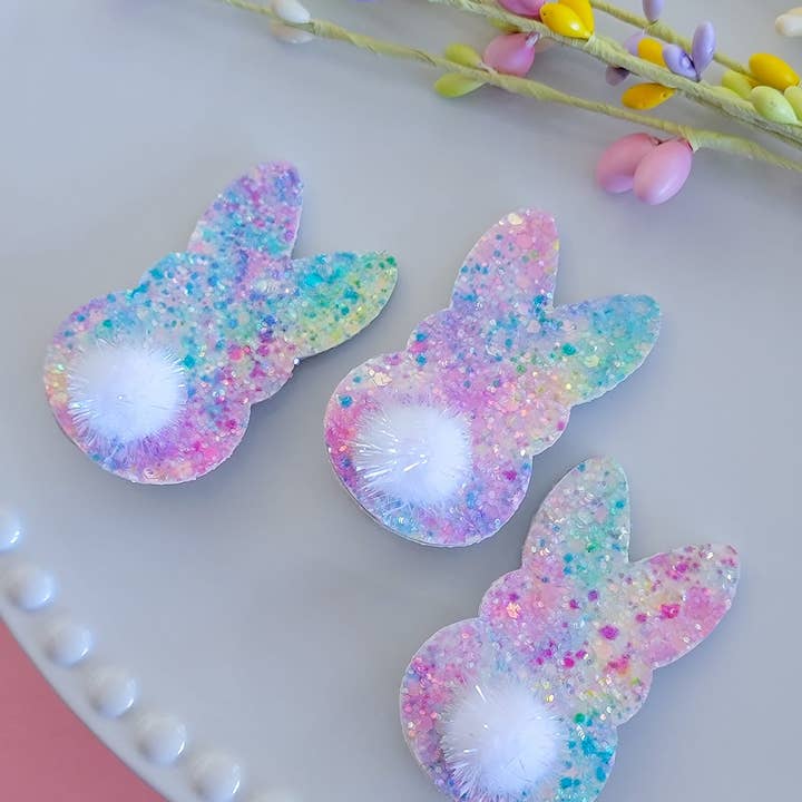 Dainty Delights Creations – Engroshandel Hårspænde - Børn – Bunny Clip-Pastel Candy Melt