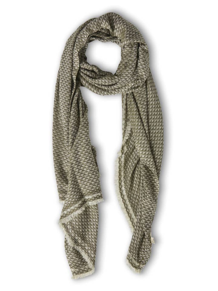 Echarpe Cachemire Folie douce Vert pour la vente par July To June