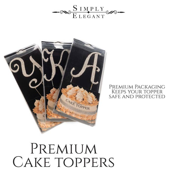 Premium Cake Topper Letter C - Gold for wholesale on Faire