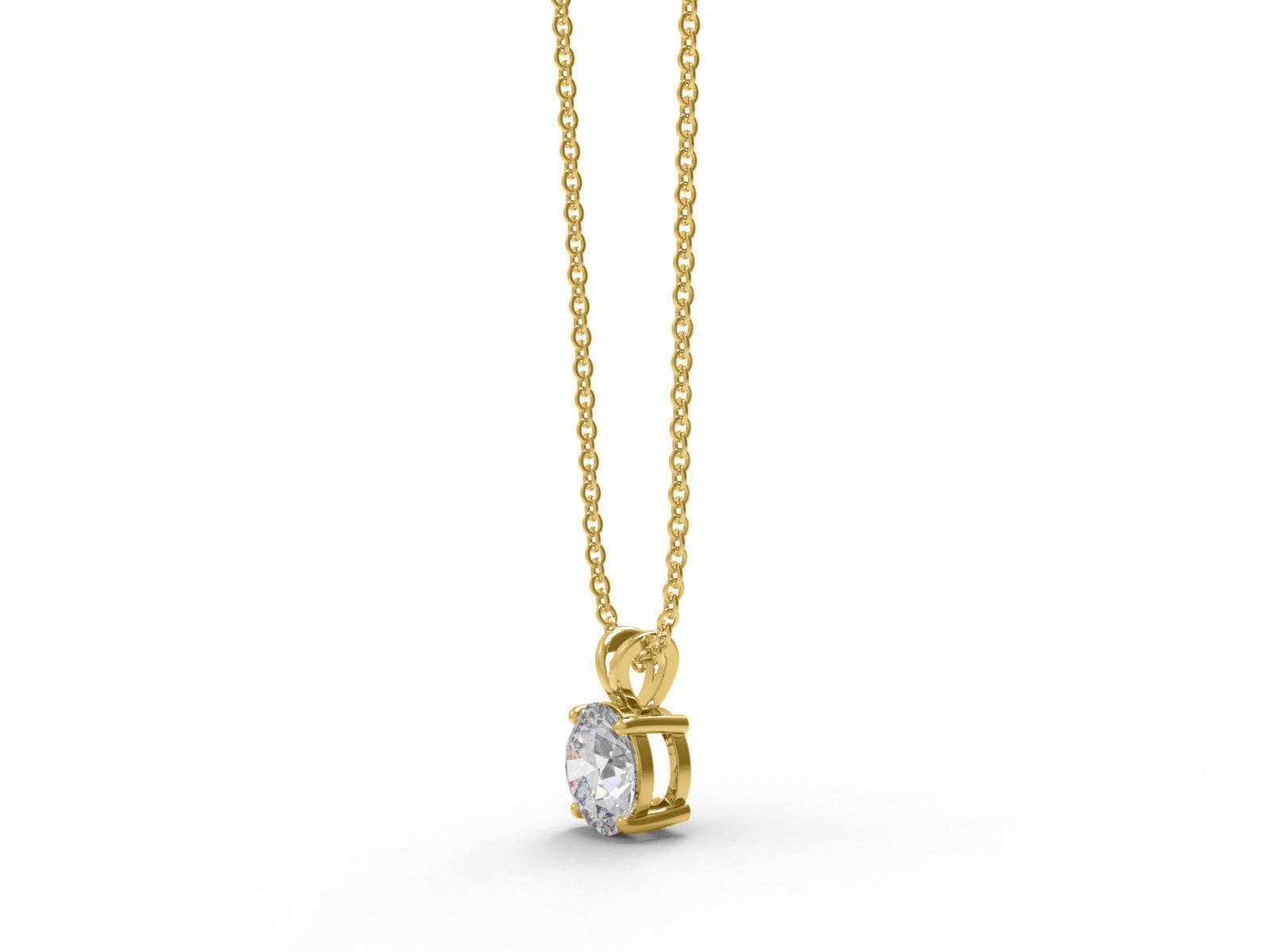 Star Joya – wholesale Pendant/charm necklace – 0.75 Ctw Round Shape Moissanite 925 Sterling Silver Necklace4