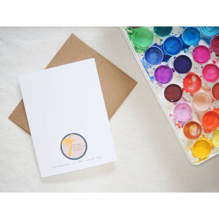 Kerry Quinn's Kitsch - Vendita all'ingrosso Biglietti di auguri - Biglietto di auguri di compleanno con delfino magico, motivo: arcobaleno, oceano, gessetto2