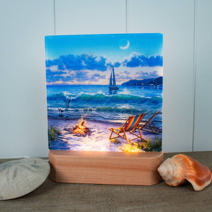 Beach LED Nightlight for wholesale by Glow Decor