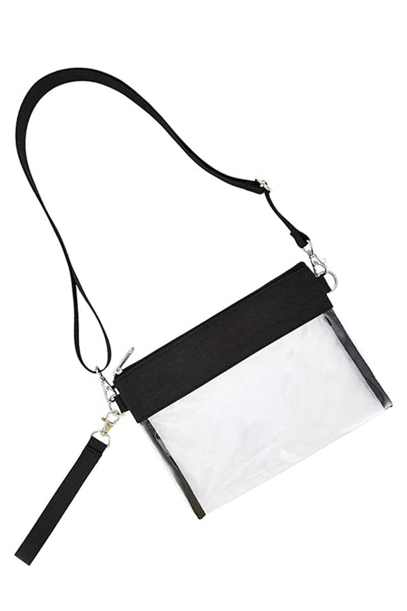 Transparent Clear Durable Pvc Crossbody Clutch Bag for wholesale on Faire1