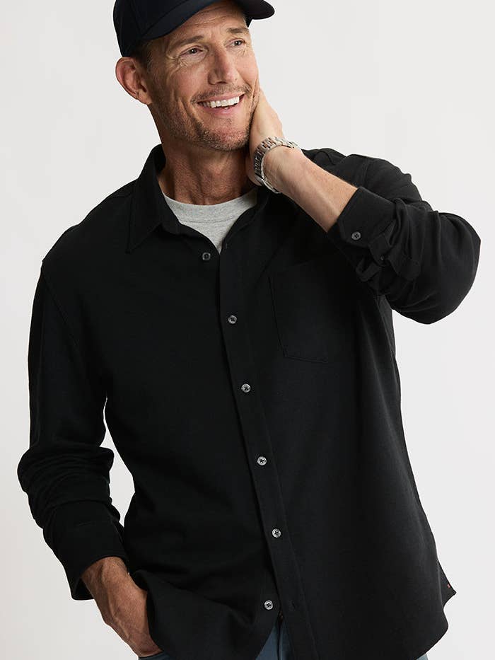 JACHS NY - Wholesale Button Down Shirt - Men's - Manor Long Sleeve Cotton Double Face Shirt10