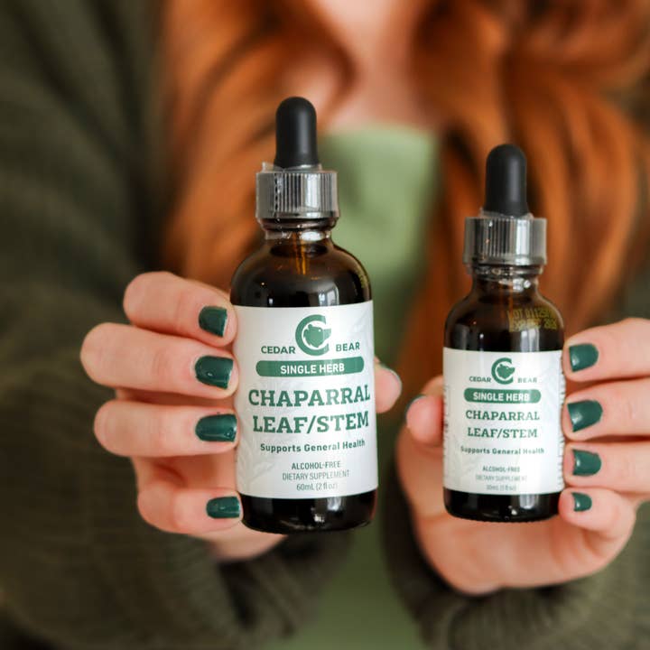 Cedar Bear Naturales - Vente Supplément oral/vitamine - Feuille/tige de chaparral (plante unique)2