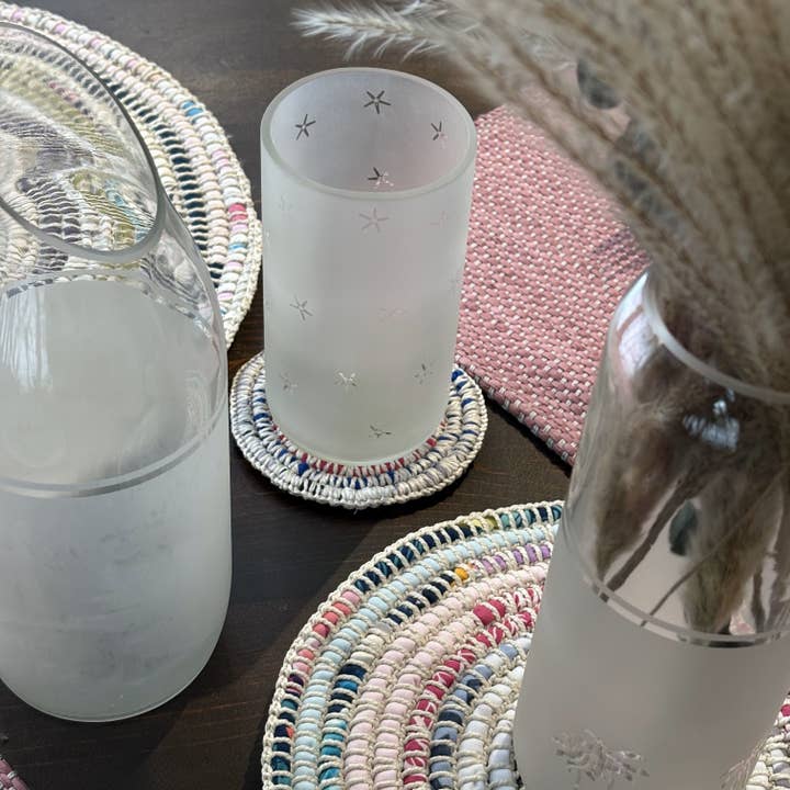 Dandarah – Engroshandel Drikkeglas/kop – Upcyclet sæt med 4 Nut Stars drikkeglas2