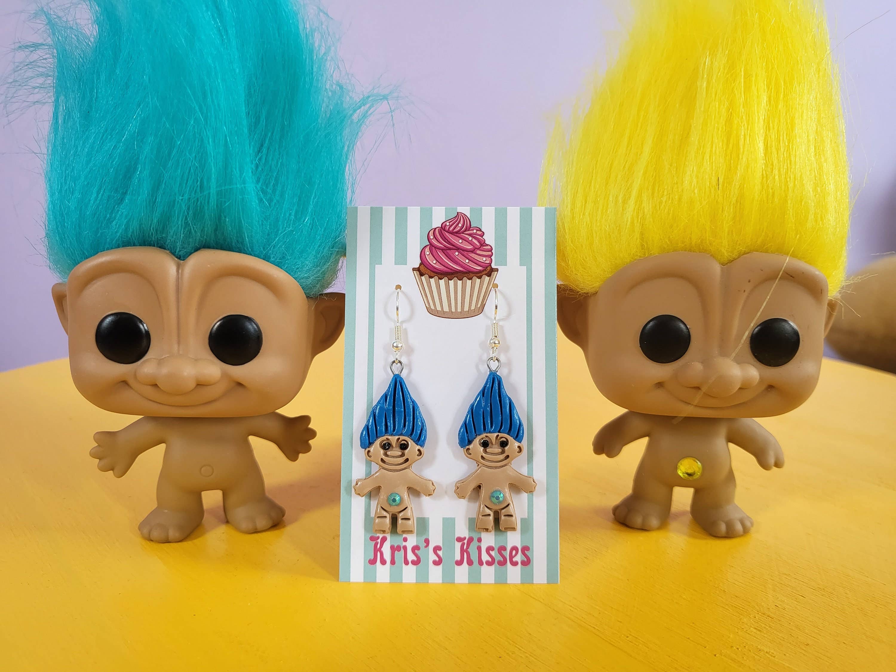 REMOVED BRAND - Wholesale Dangle Earrings - Troll Earrings, 90s Earrings, 80s Earrings, Fun Earrings1