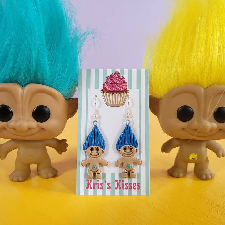 REMOVED BRAND - Wholesale Dangle Earrings - Troll Earrings, 90s Earrings, 80s Earrings, Fun Earrings1