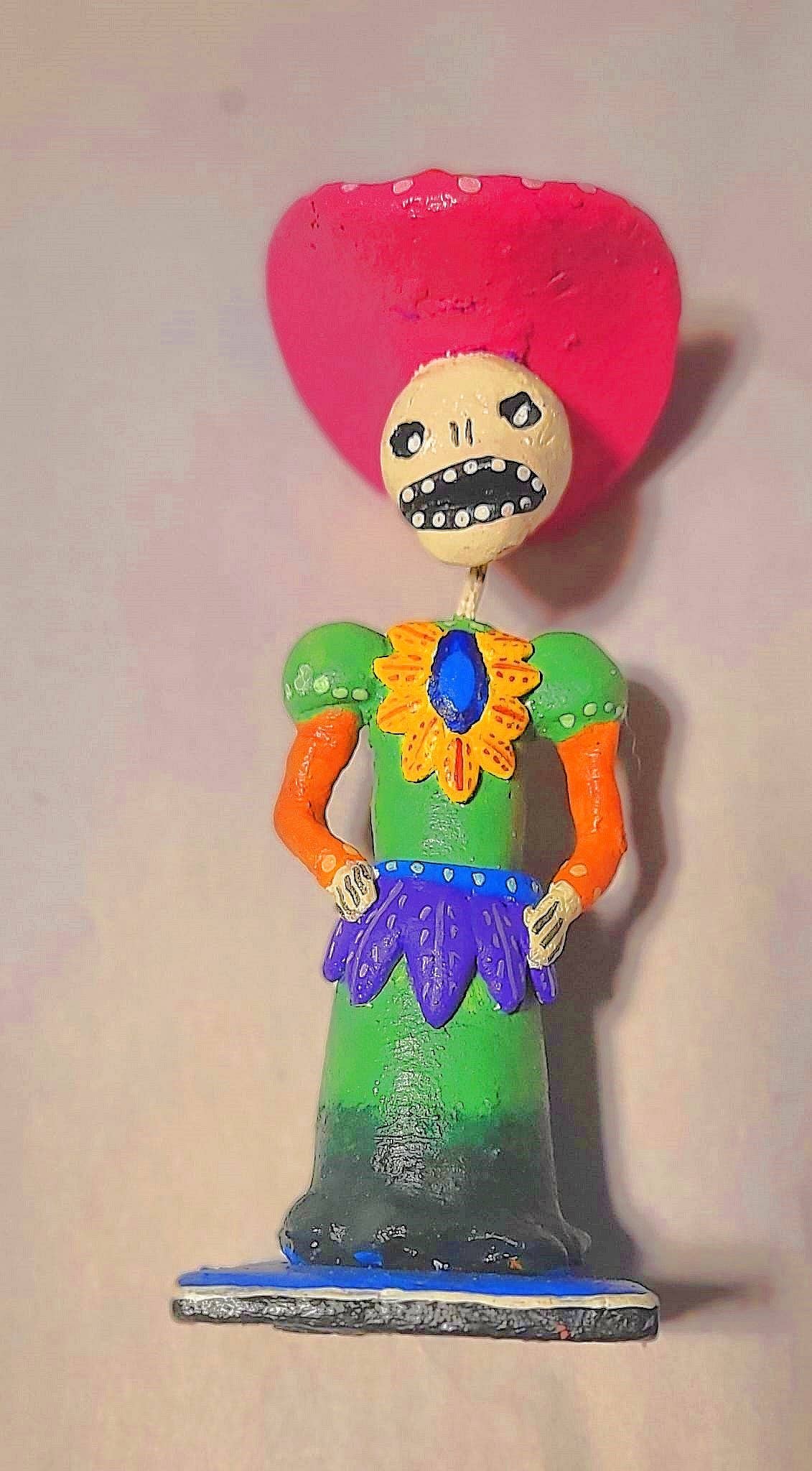 Arara Enterprises - Wholesale Kaarsenhouder - MP-41F Individueel vrouwelijk skeletfiguurtje 4,5x2”1