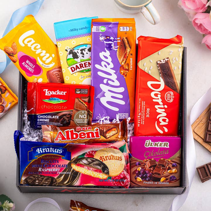 World Chocolates Tasting Box for wholesale by Krush Dates