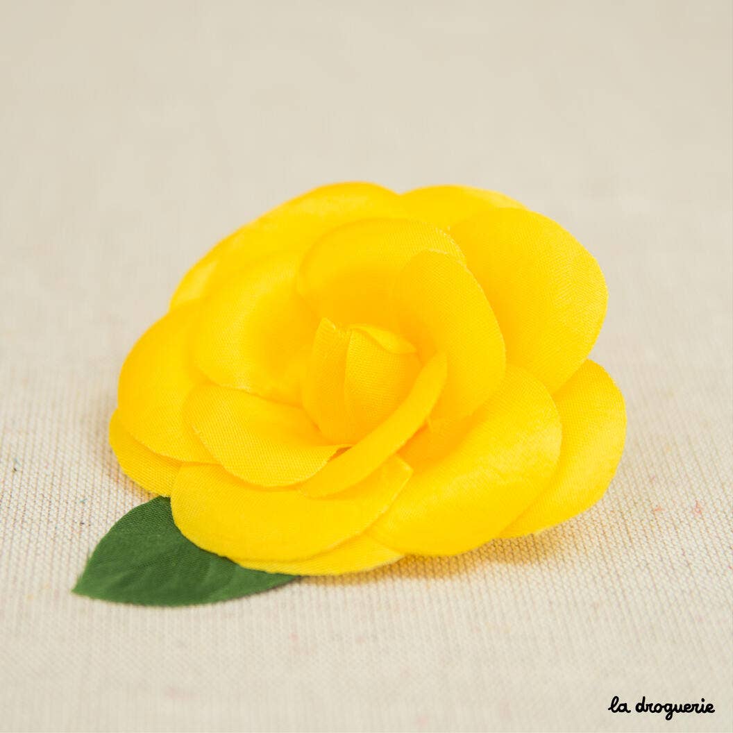 LA DROGUERIE - Wholesale Artificial Flowers - Satin Camellia fabric flower0