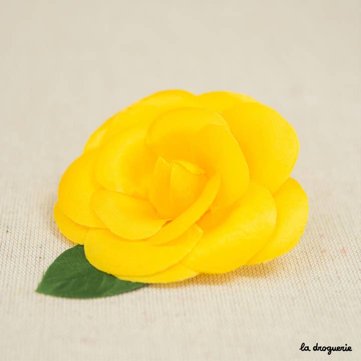 LA DROGUERIE - Wholesale Artificial Flowers - Satin Camellia fabric flower