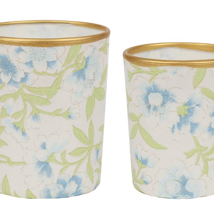 Liten Värmeljushållare, Piones/Blå för wholesale av LILI'S LOFT