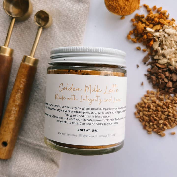 Wild Roots Herbal Care - Wholesale Powdered Health Drink - Golden Milk Latte Mix