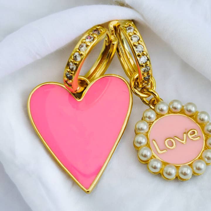 Huracan – Großhandel Hoops – Rosa Coco Creolen0