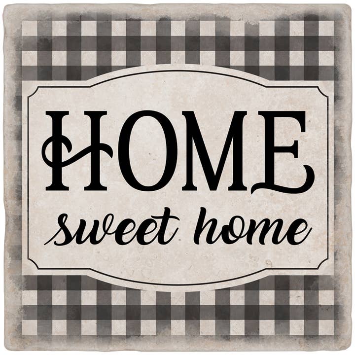 Gift & Garden by Carson - Wholesale Stepping Stone - "Home Sweet Home" Travertine Paver
