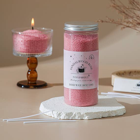 Nova Radiance Co. - Wholesale Wax Melt - Sandwax Candle Refill (8.0 oz) | Sandalwood Rose0