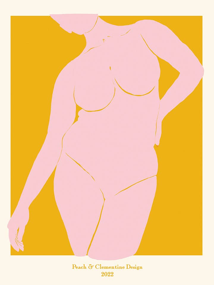 Peach & Clementine Design's Figure #1 Print for wholesale by Peach & Clementine - Curated Print Collection