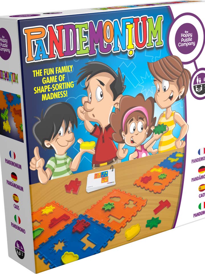 PANDEMONIUM GAME OF SHAPE SORTING MADNESS for wholesale by Go on make me