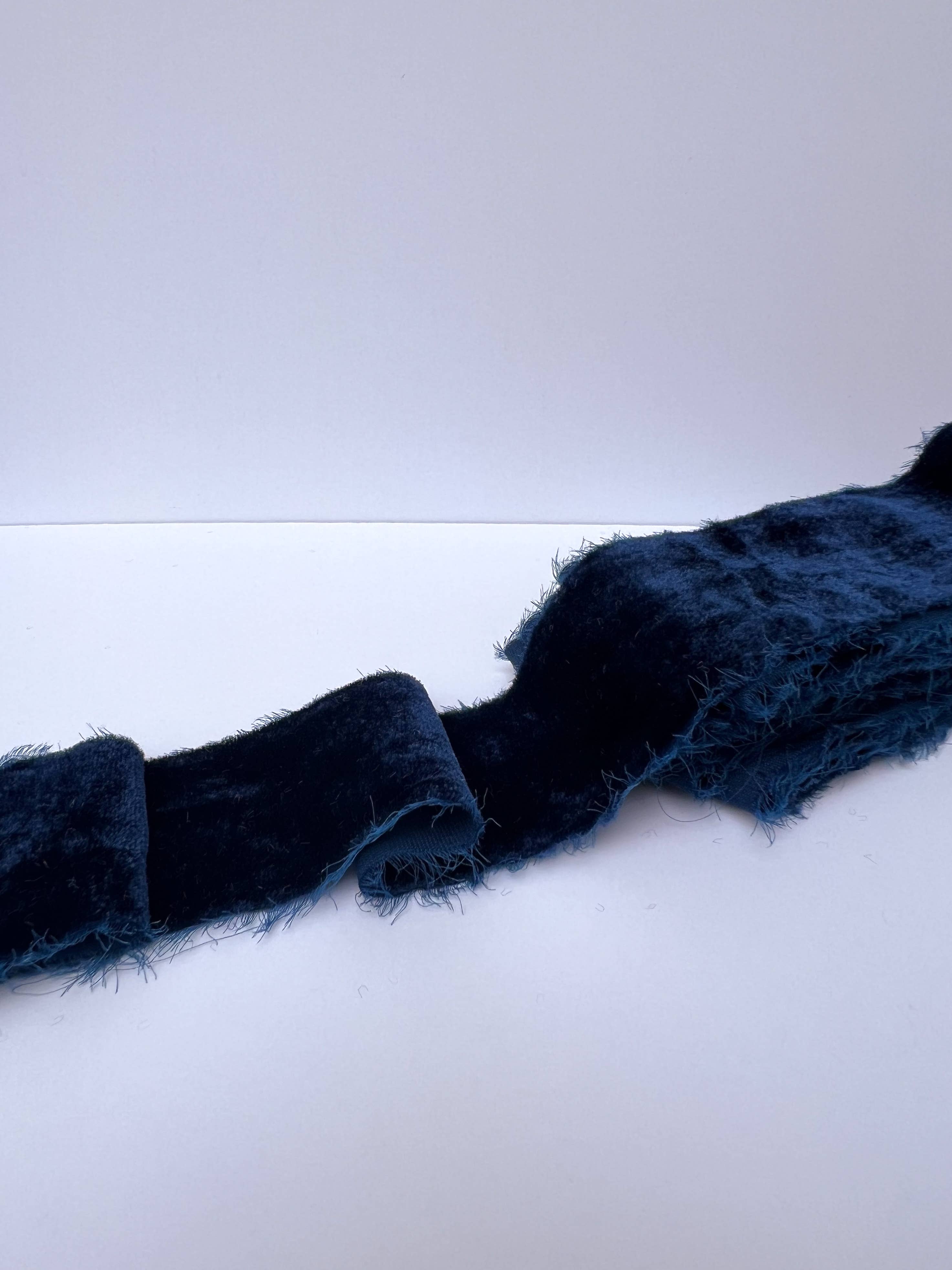 Trim & Twine - Wholesale Ribbon - Gift Wrapping - Bulk 2" Raw Edge Velvet Ribbon - 33 Colors21