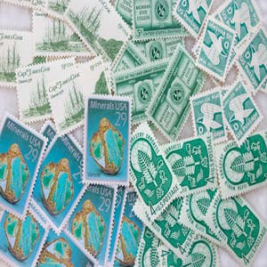 PAPERWRLD - Vintage Alphabet Letter & Numbers Stamps